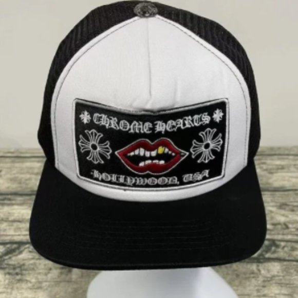 Chrome Hearts Accessories - Chrome heart hat Black/white